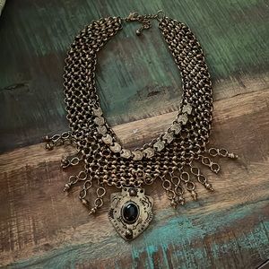 Free People chain mail choker Necklace